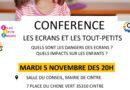 Conférence “Les écrans et les tout-petits” – Mardi 05 novembre à Cintré